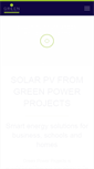 Mobile Screenshot of greenpowerprojects.co.uk