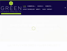 Tablet Screenshot of greenpowerprojects.co.uk